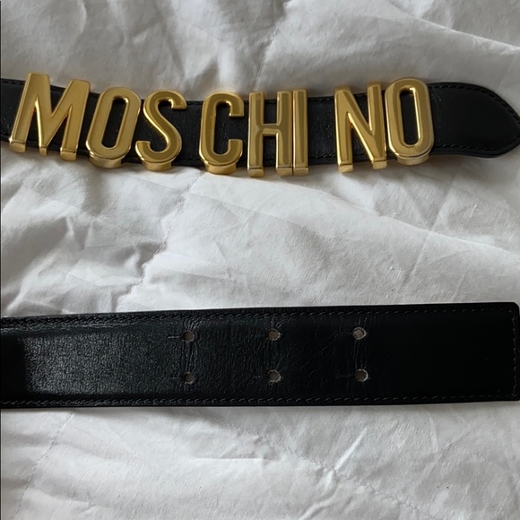 MOSCHINO Waist Belt Vintage Size 40 - Picture 2 of 5
